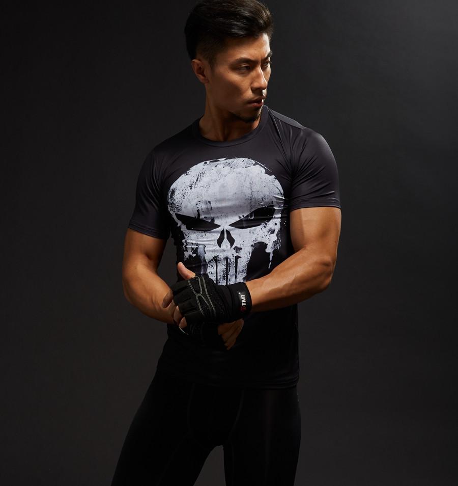 Punisher Compression Shirt for Men -
