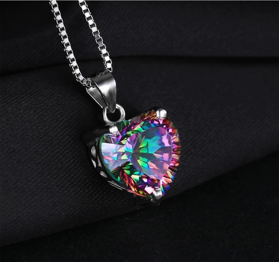 Rainbow Fire Mystic Topaz Pendant -