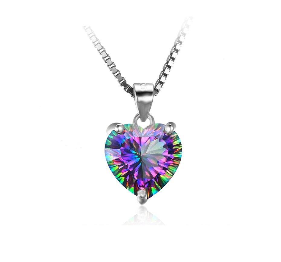Rainbow Fire Mystic Topaz Pendant -