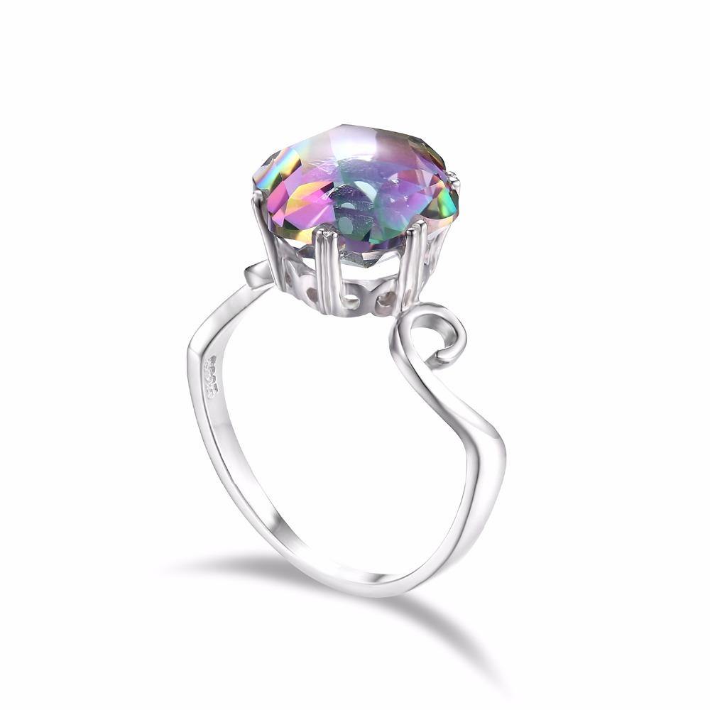 Rainbow Fire Mystic Topaz Ring -