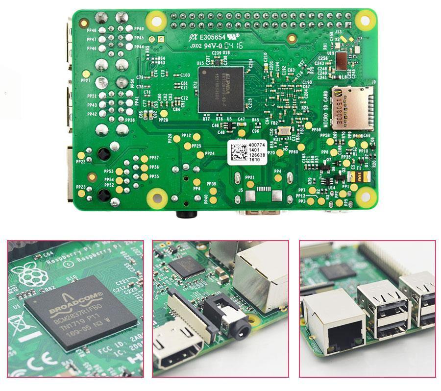 Raspberry Pi 3 Model B Motherboard -