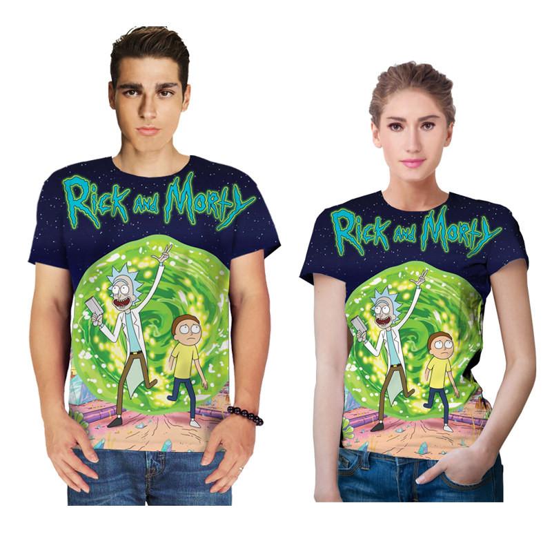 Rick & Morty 3D Printed T Shirt -