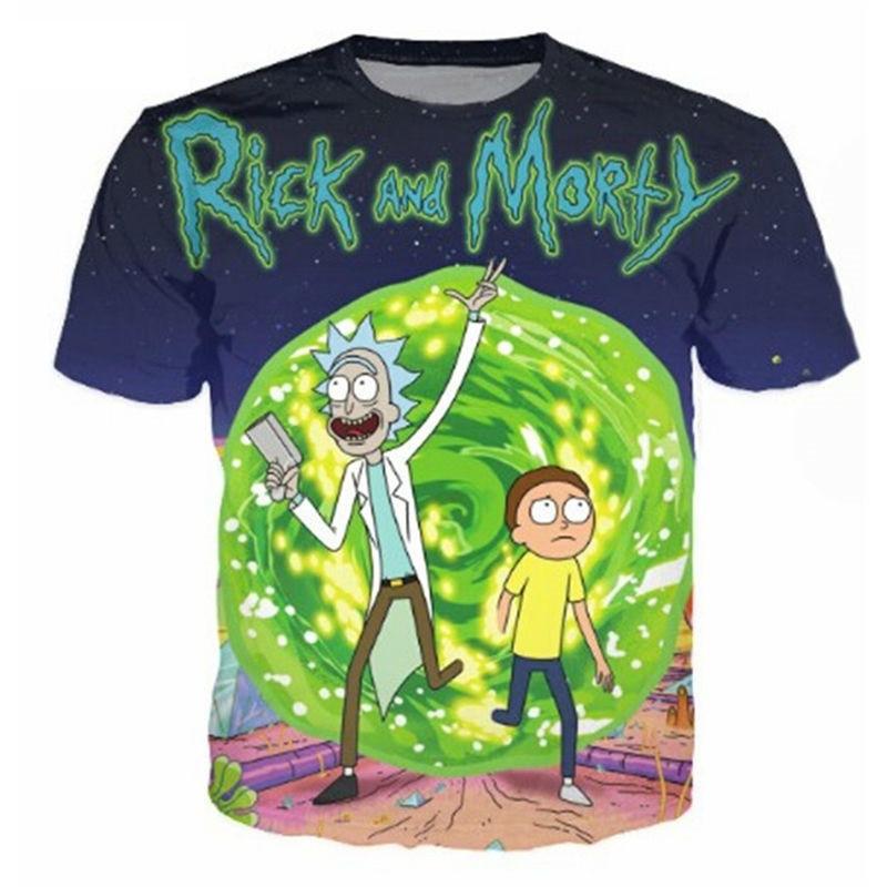 Rick & Morty 3D Printed T Shirt -