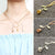 Rose Flower Pendant & Chain Necklace -