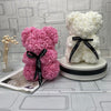 Rose Teddy Bear With Artificial Flowers - 14:200003699