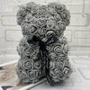 Rose Teddy Bear With Artificial Flowers - 14:173