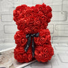 Rose Teddy Bear With Artificial Flowers - 14:200003699
