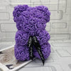 Rose Teddy Bear With Artificial Flowers - 14:691