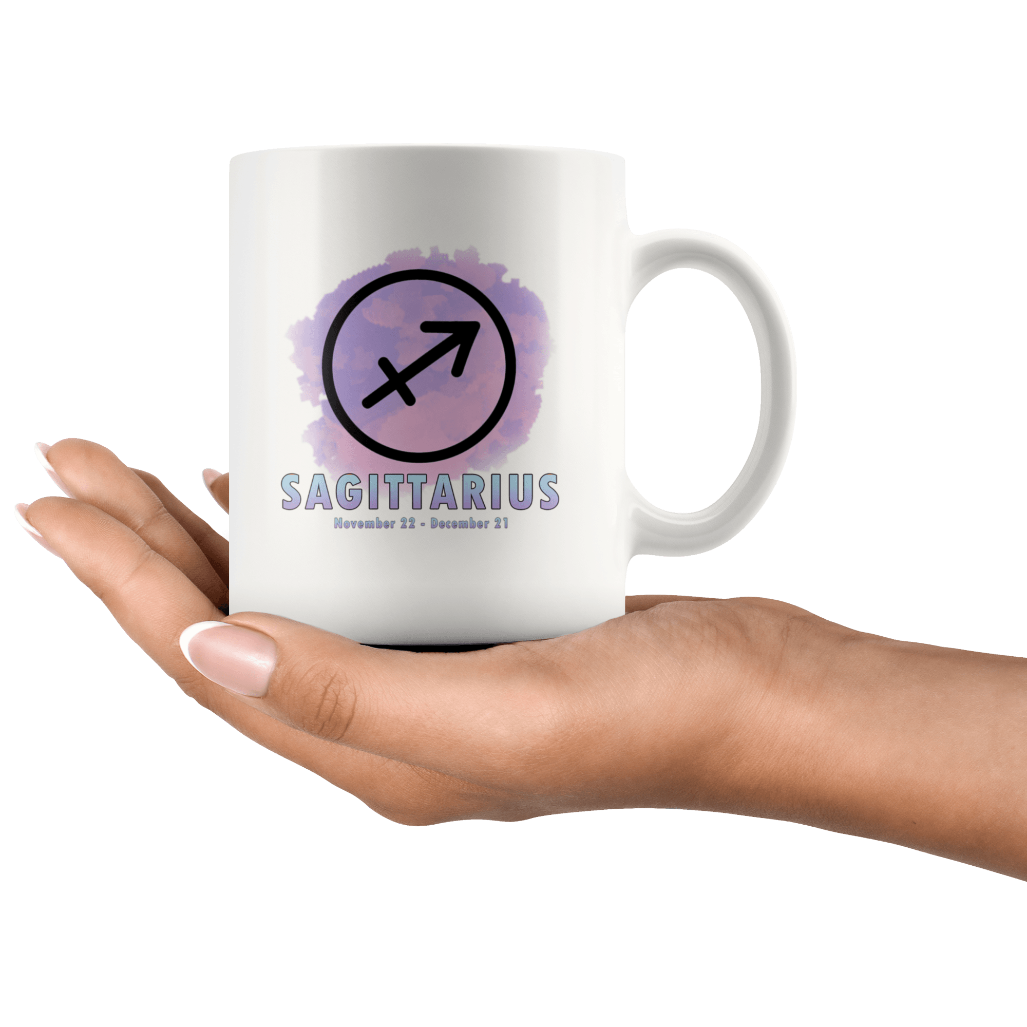 Sagittarius Coffee Mug - Sagittarius Constellation Coffee Cup - Zodiac Gifts For Horoscope Lover Born in November or December - SPCM
