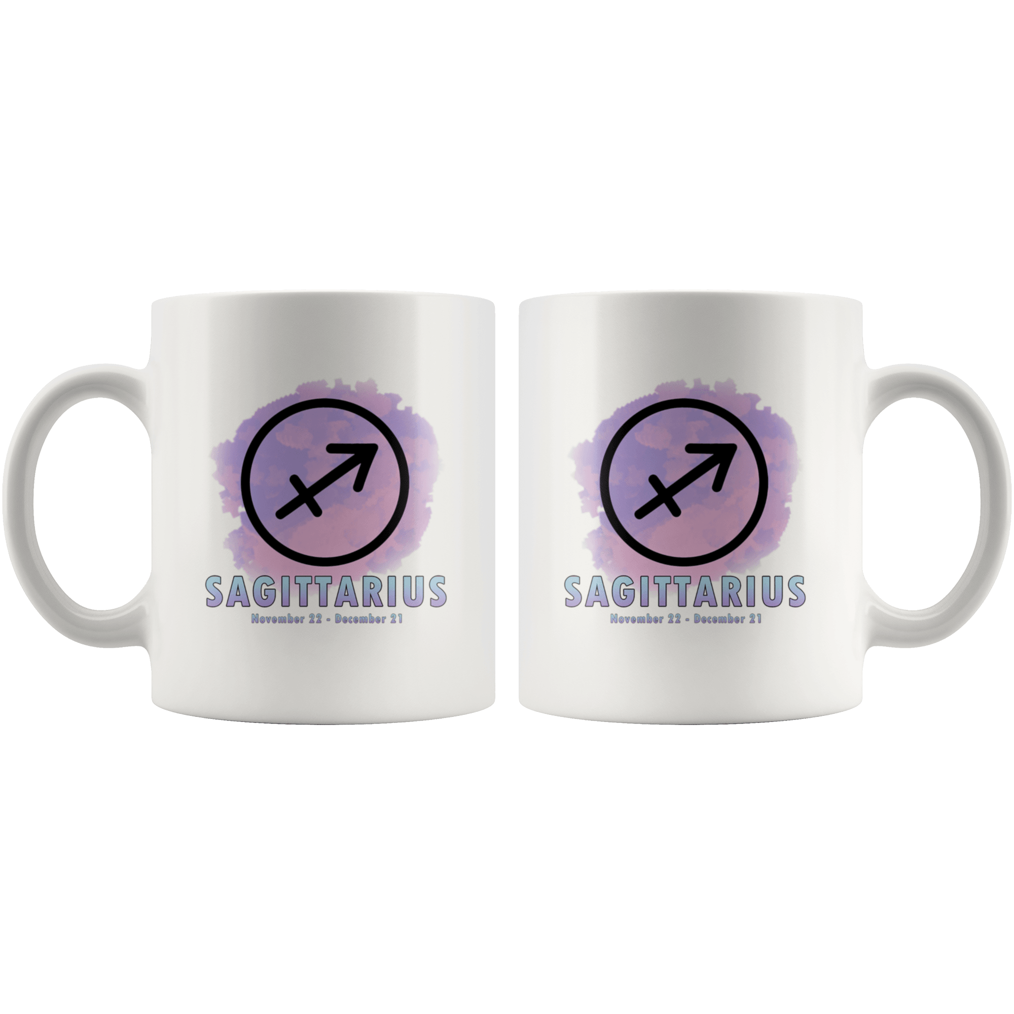 Sagittarius Coffee Mug - Sagittarius Constellation Coffee Cup - Zodiac Gifts For Horoscope Lover Born in November or December - SPCM