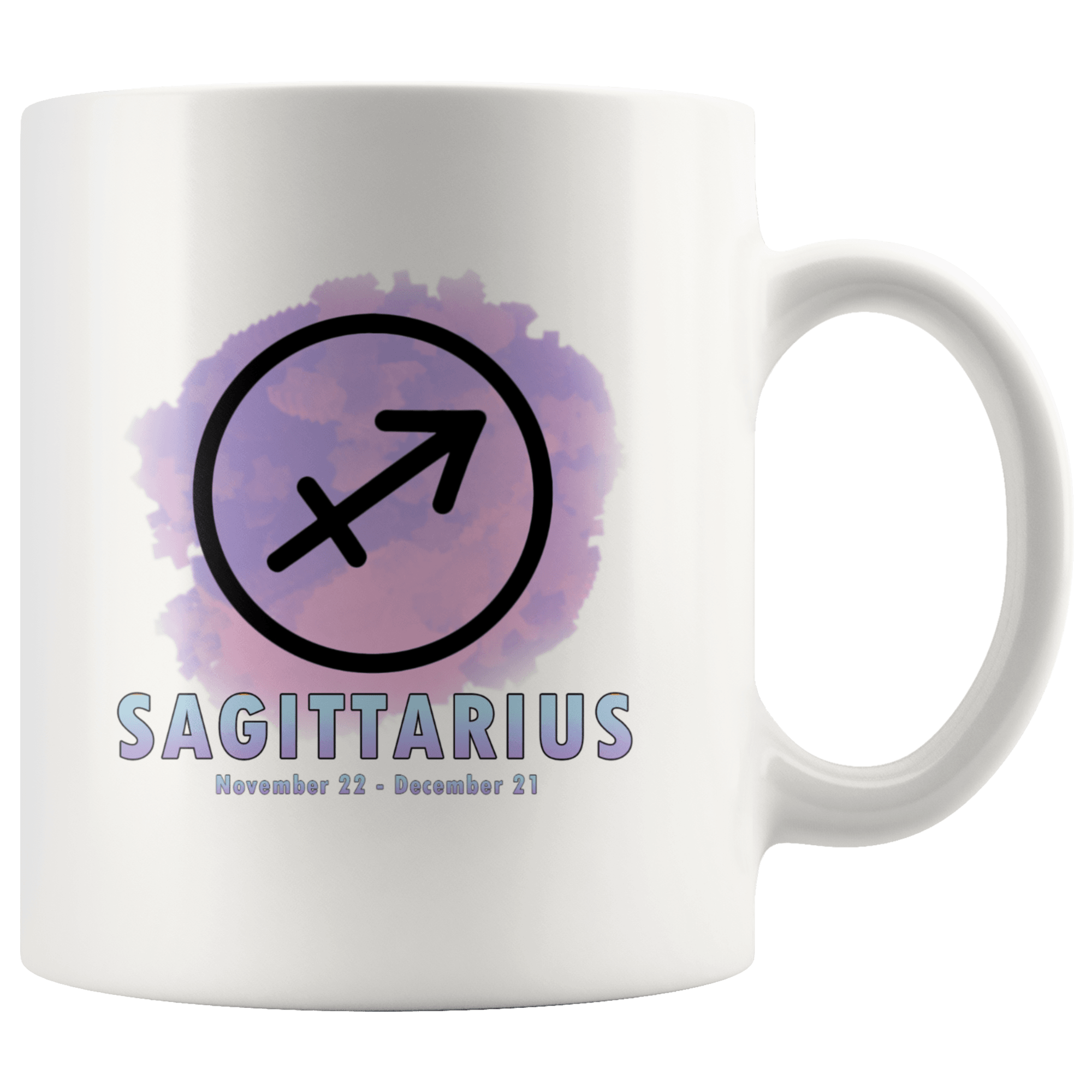 Sagittarius Coffee Mug - Sagittarius Constellation Coffee Cup - Zodiac Gifts For Horoscope Lover Born in November or December - SPCM