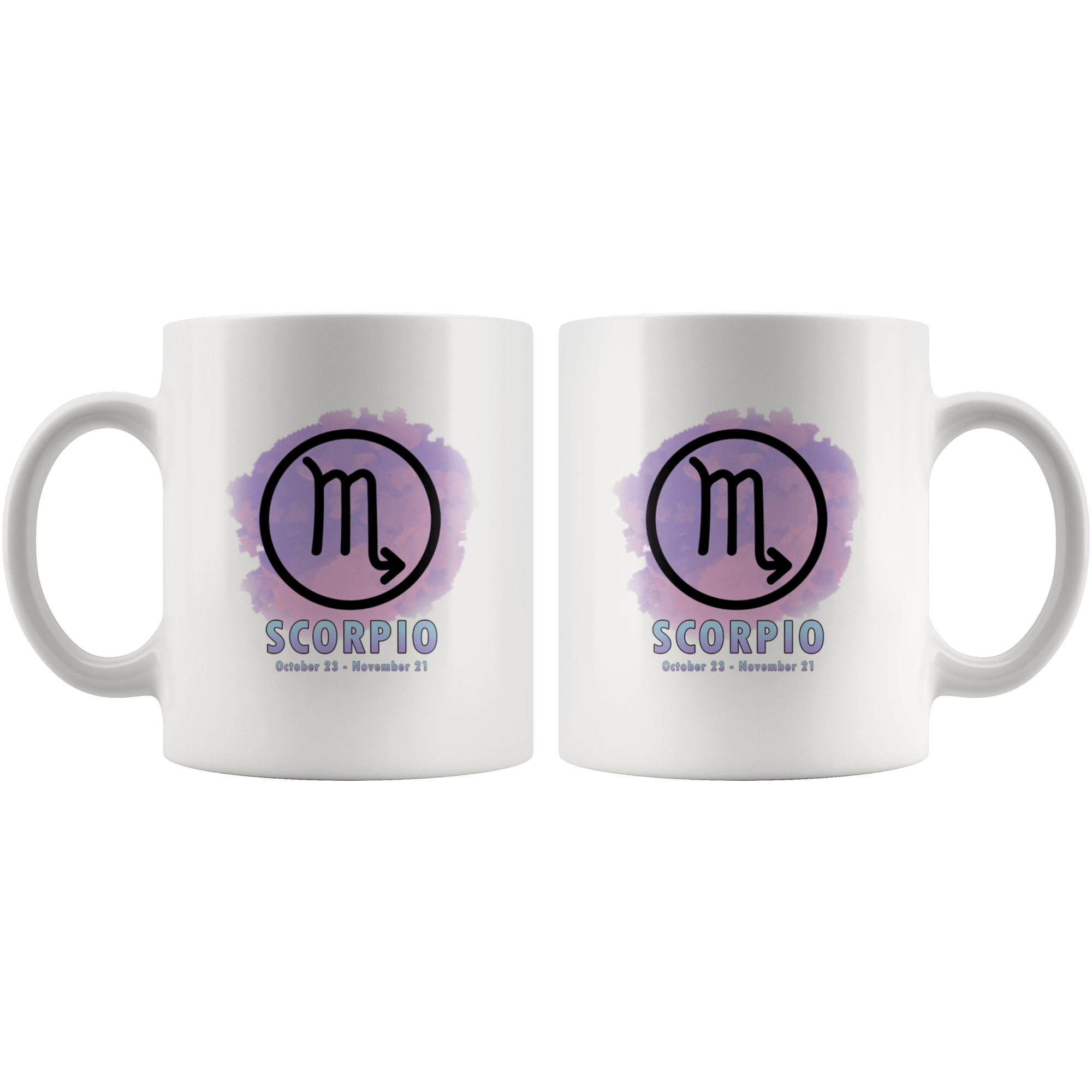 Scorpio Coffee Mug - Scorpio Constellation Coffee Cup - Zodiac Gifts For Horoscope Lover Born in October or November - SPCM