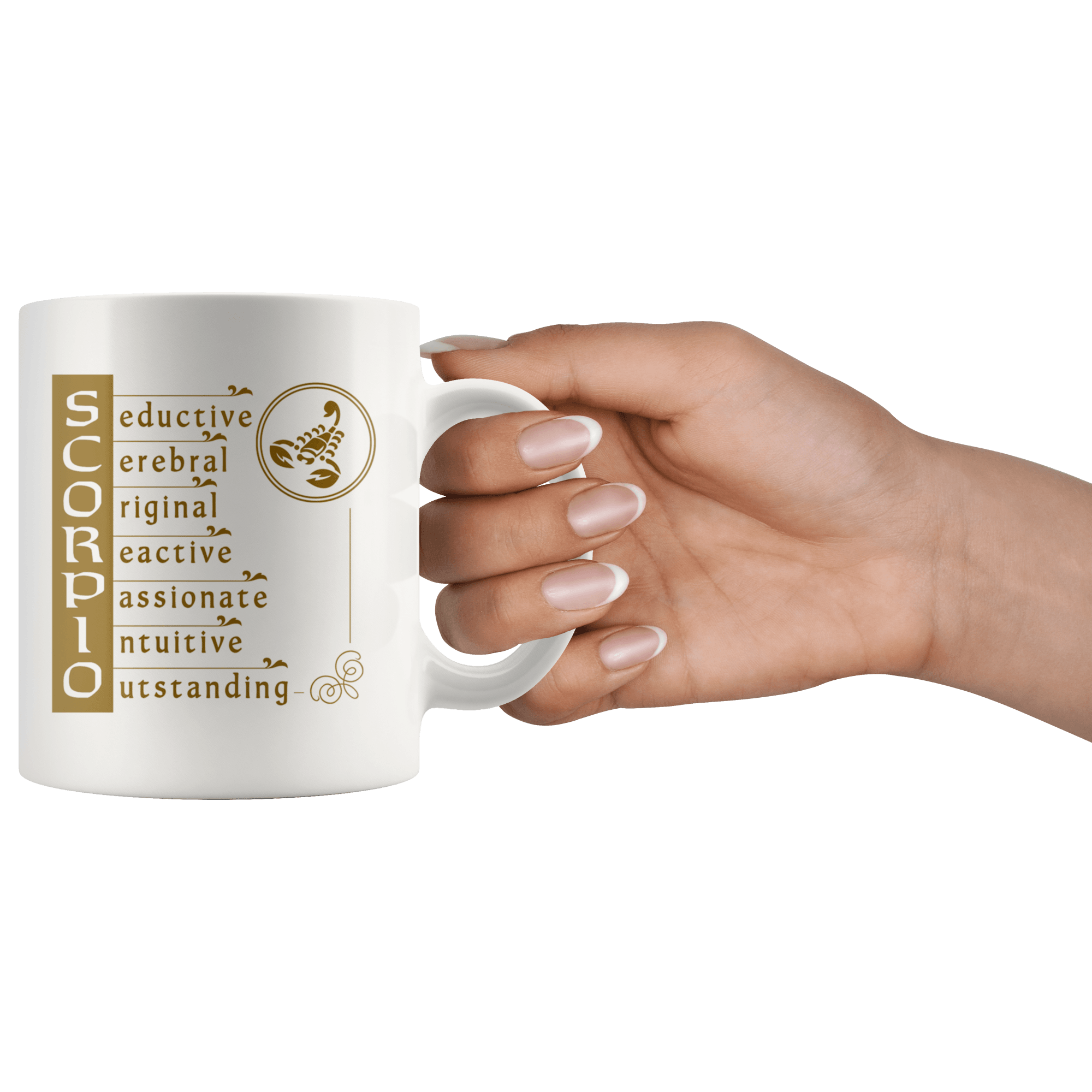 Scorpio Zodiac Coffee Mug - Constellation Coffee Cup - Great Gift For Horoscope Lover - SPCM