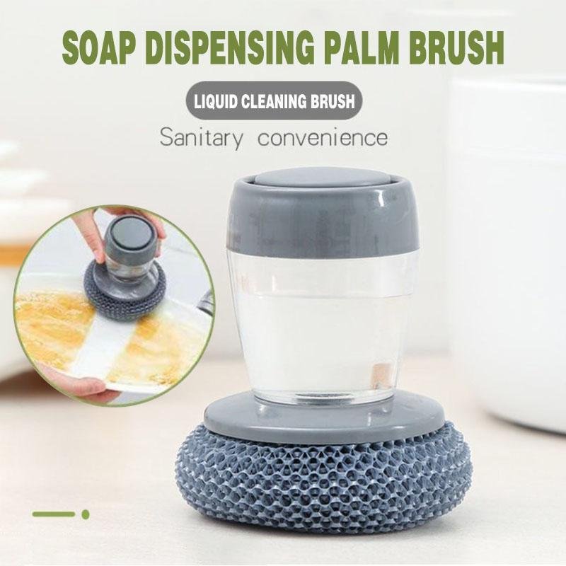 Soap Dispensing Kitchen Scrub Brush - 14:173
