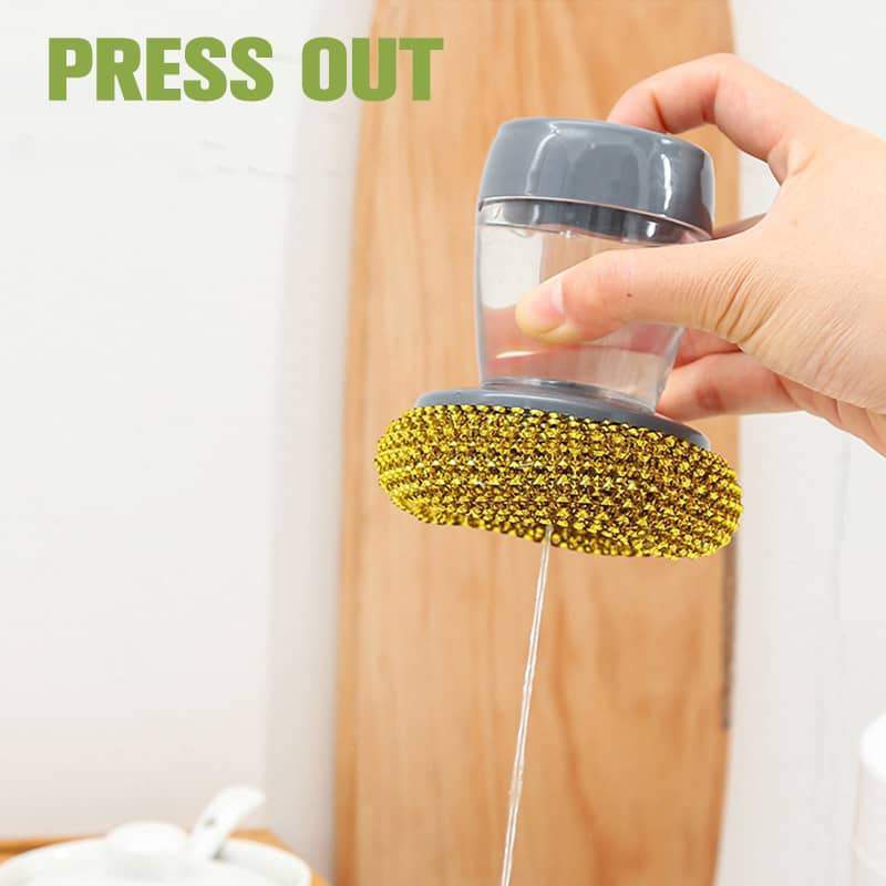 Soap Dispensing Kitchen Scrub Brush - 14:173