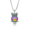 Stainless Steel Owl Pendant Necklace -