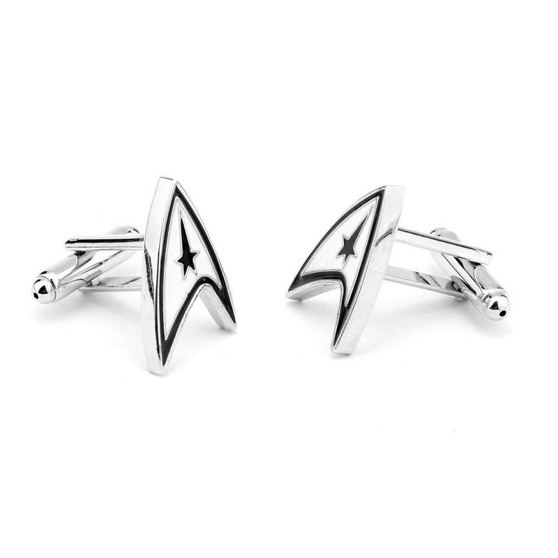 Star Trek Logo Cufflinks For Men (1 Pair) -