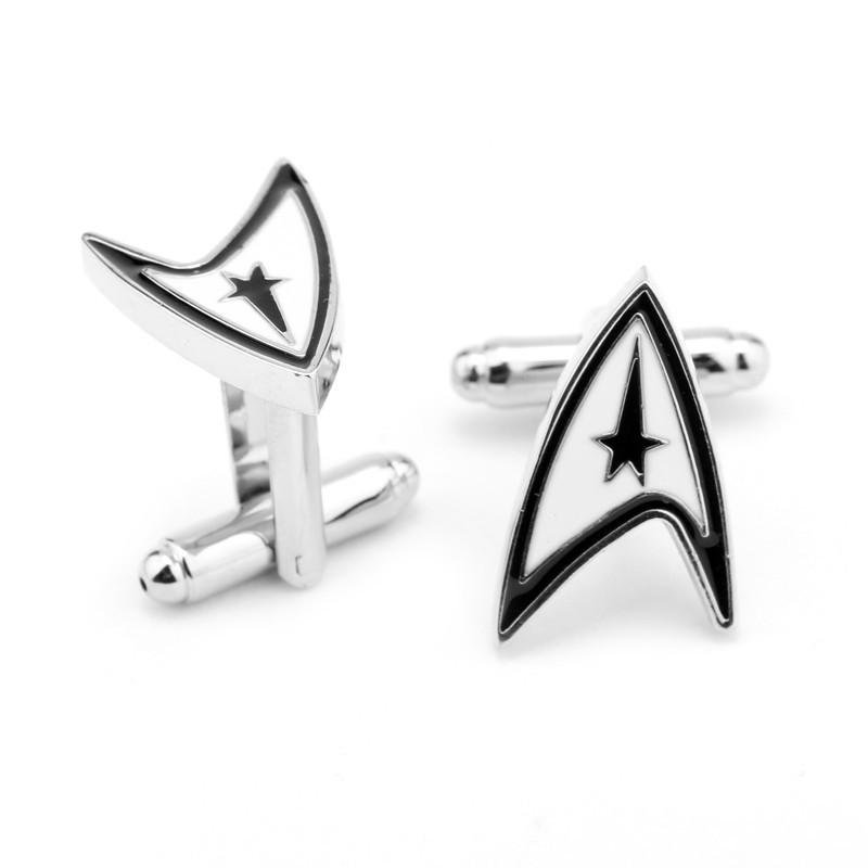 Star Trek Logo Cufflinks For Men (1 Pair) -