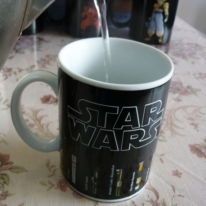 Star Wars Lightsabers Heat Sensitive Mug -