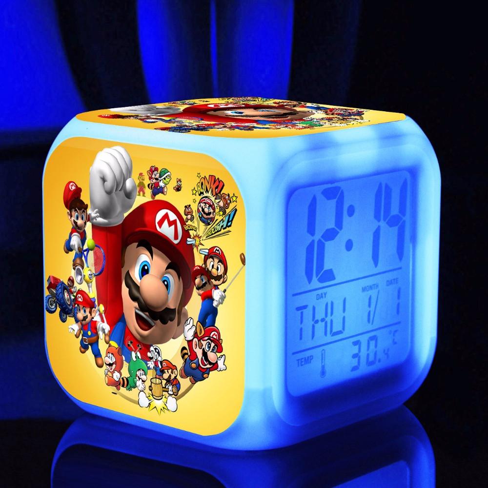 Super Mario Glowing Clock -
