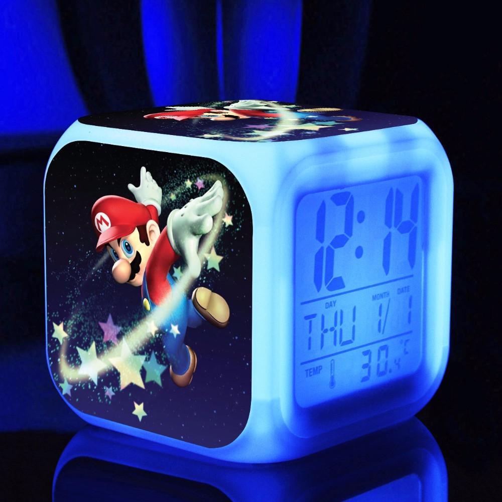 Super Mario Glowing Clock -