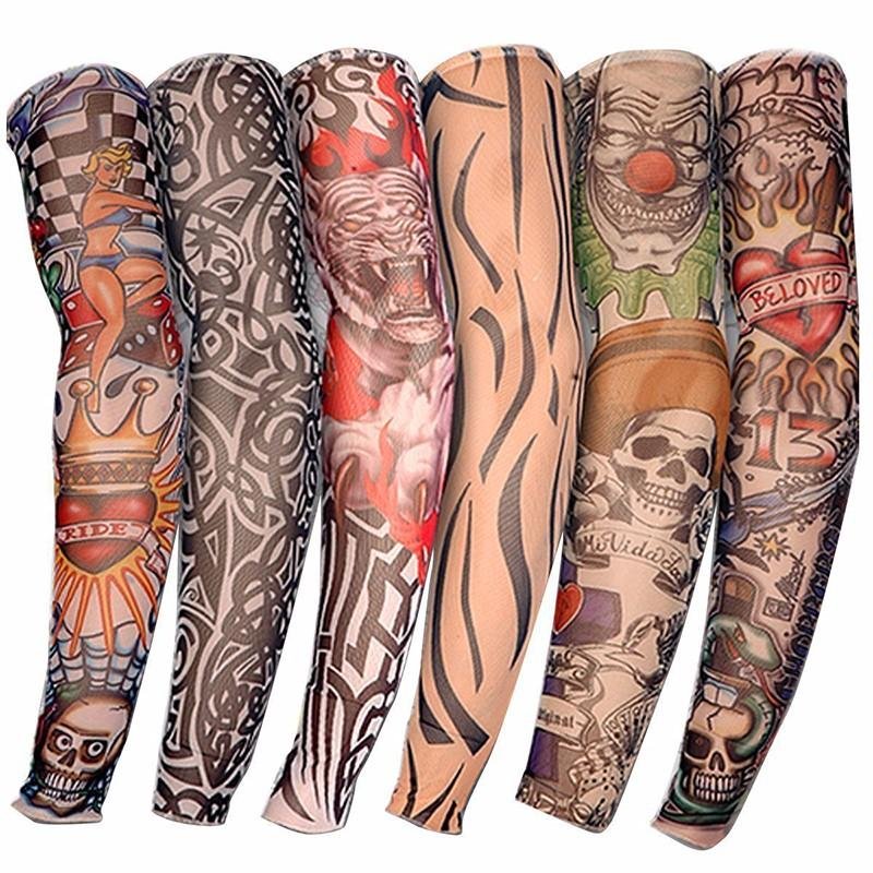 Tattoo Arm Sleeves (Set of 6) -