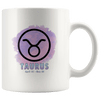 Taurus Coffee Mug - Taurus Constellation Coffee Cup - Zodiac Gifts For Horoscope Lover Born in April or May - SPCM
