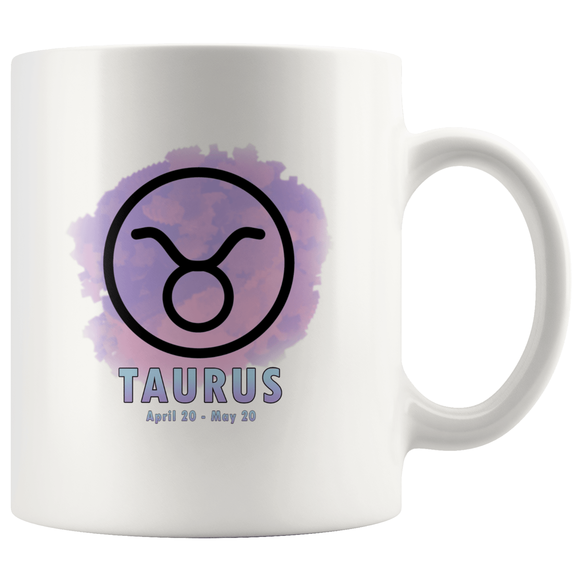 Taurus Coffee Mug - Taurus Constellation Coffee Cup - Zodiac Gifts For Horoscope Lover Born in April or May - SPCM