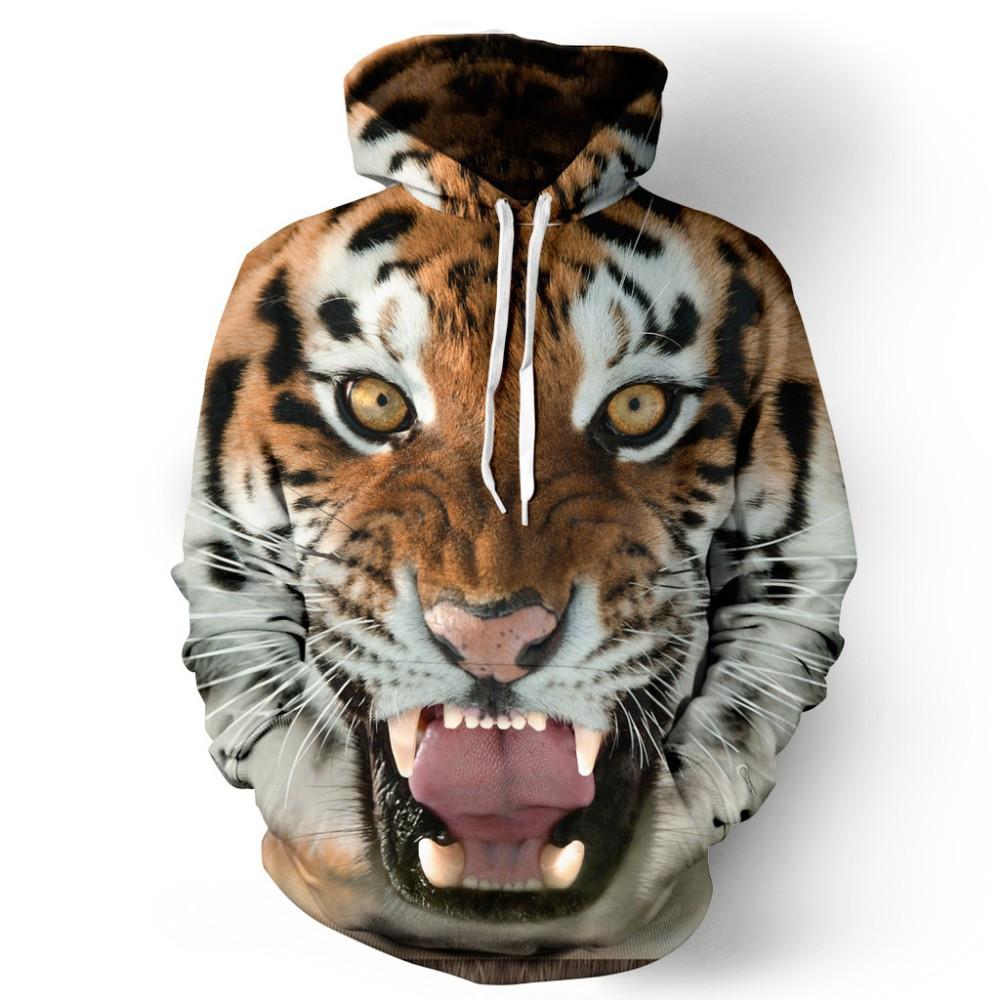 Tiger 3D Printed Hoodie -