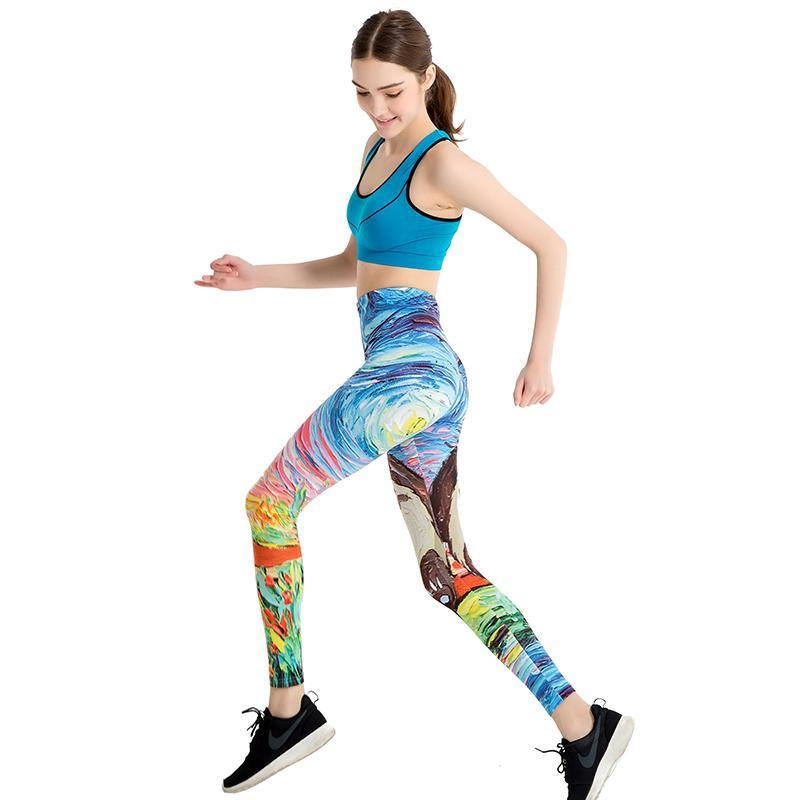 Totoro Print Leggins -