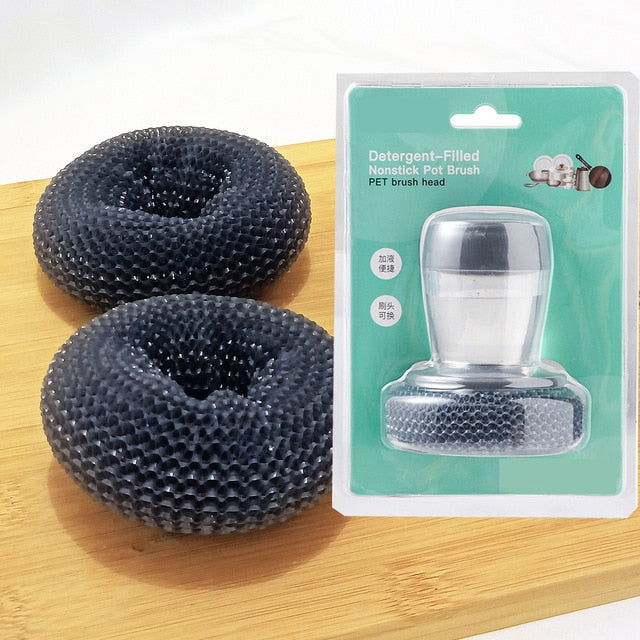 Soap Dispensing Kitchen Scrub Brush