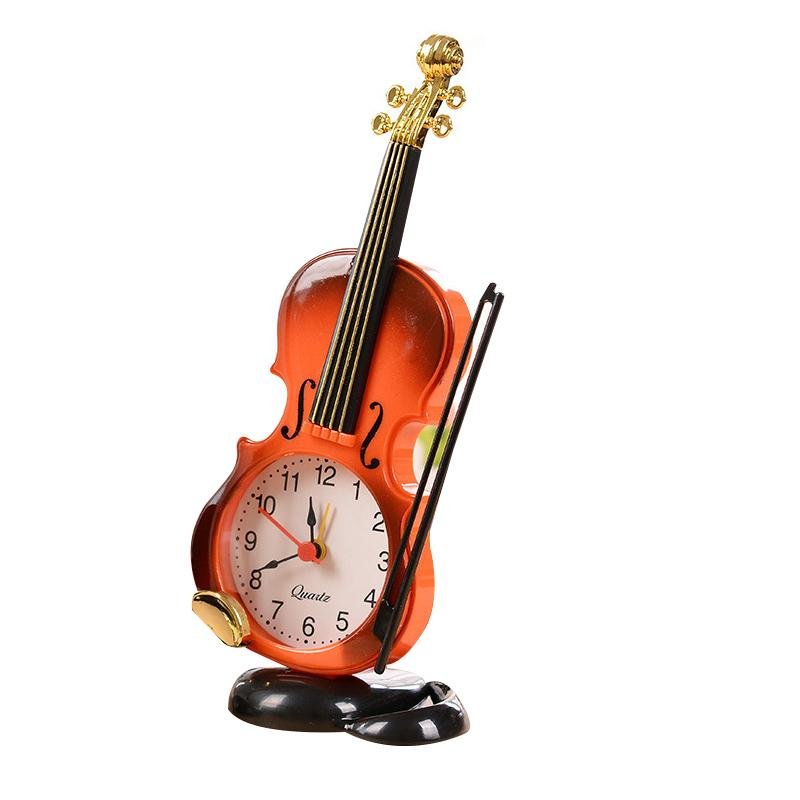Violin Quartz Alarm Clock -