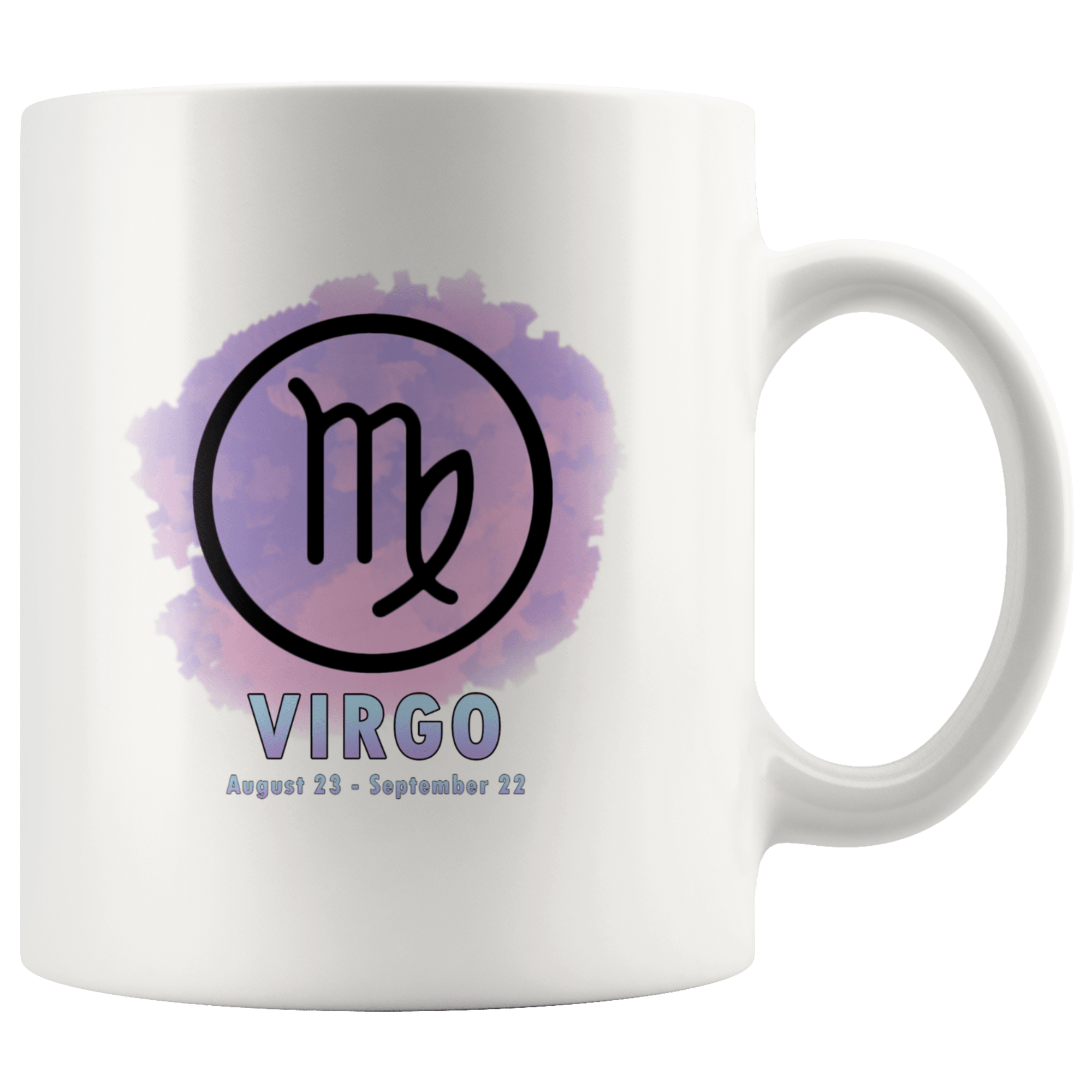 Virgo Coffee Mug - Virgo Constellation Coffee Cup - Zodiac Gifts For Horoscope Lover Born in August or September - SPCM