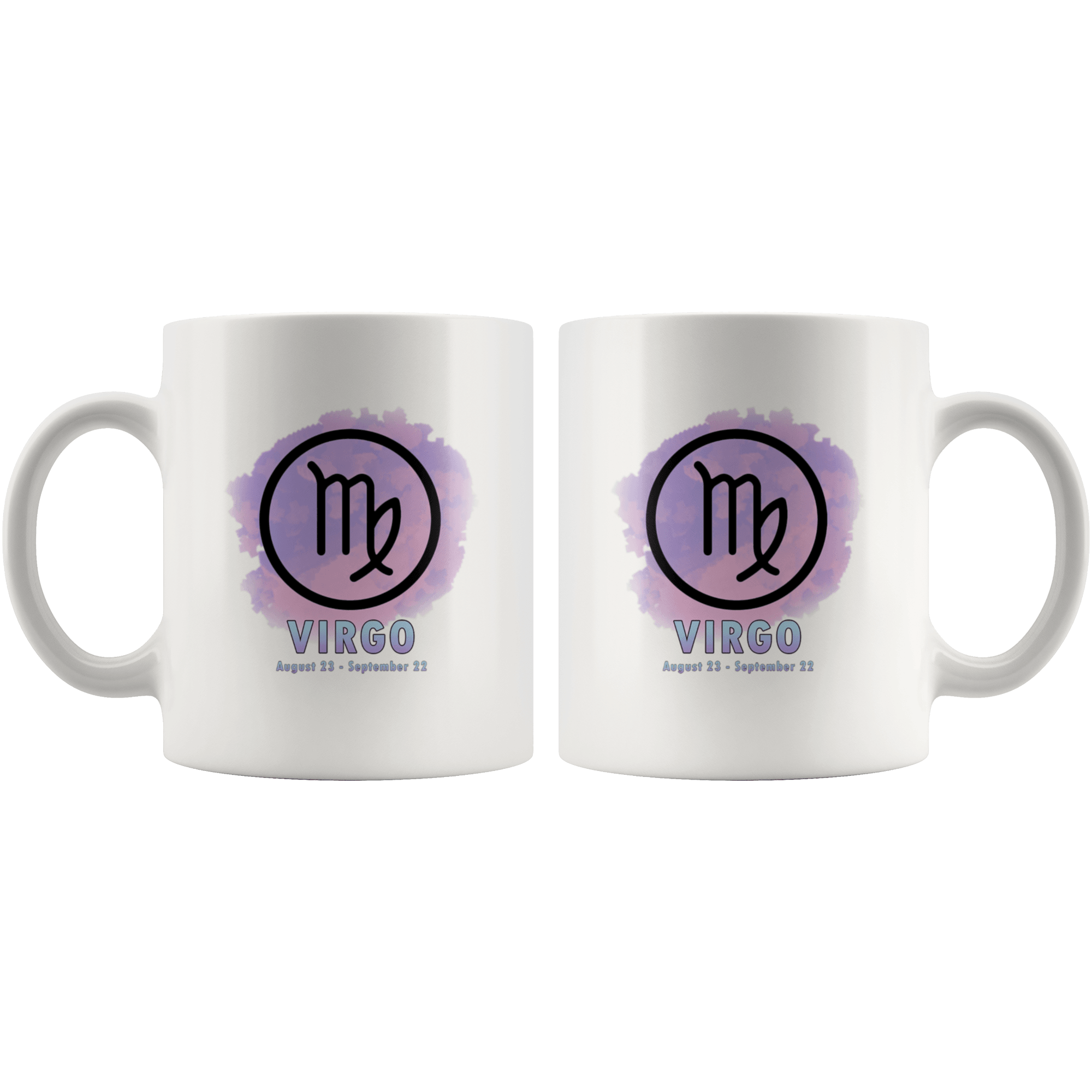 Virgo Coffee Mug - Virgo Constellation Coffee Cup - Zodiac Gifts For Horoscope Lover Born in August or September - SPCM