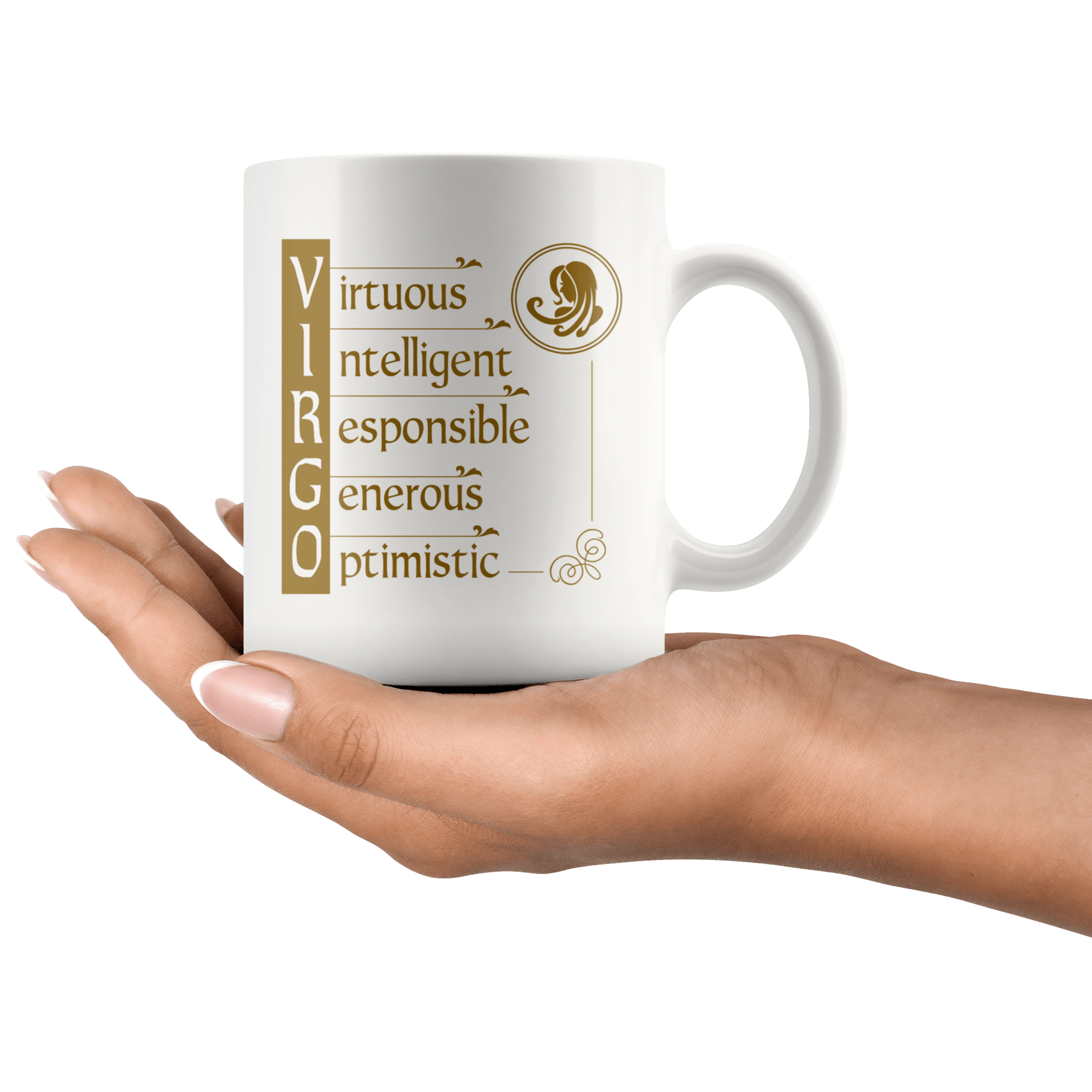 Virgo Zodiac Coffee Mug - Constellation Coffee Cup - Great Gift For Horoscope Lover - SPCM