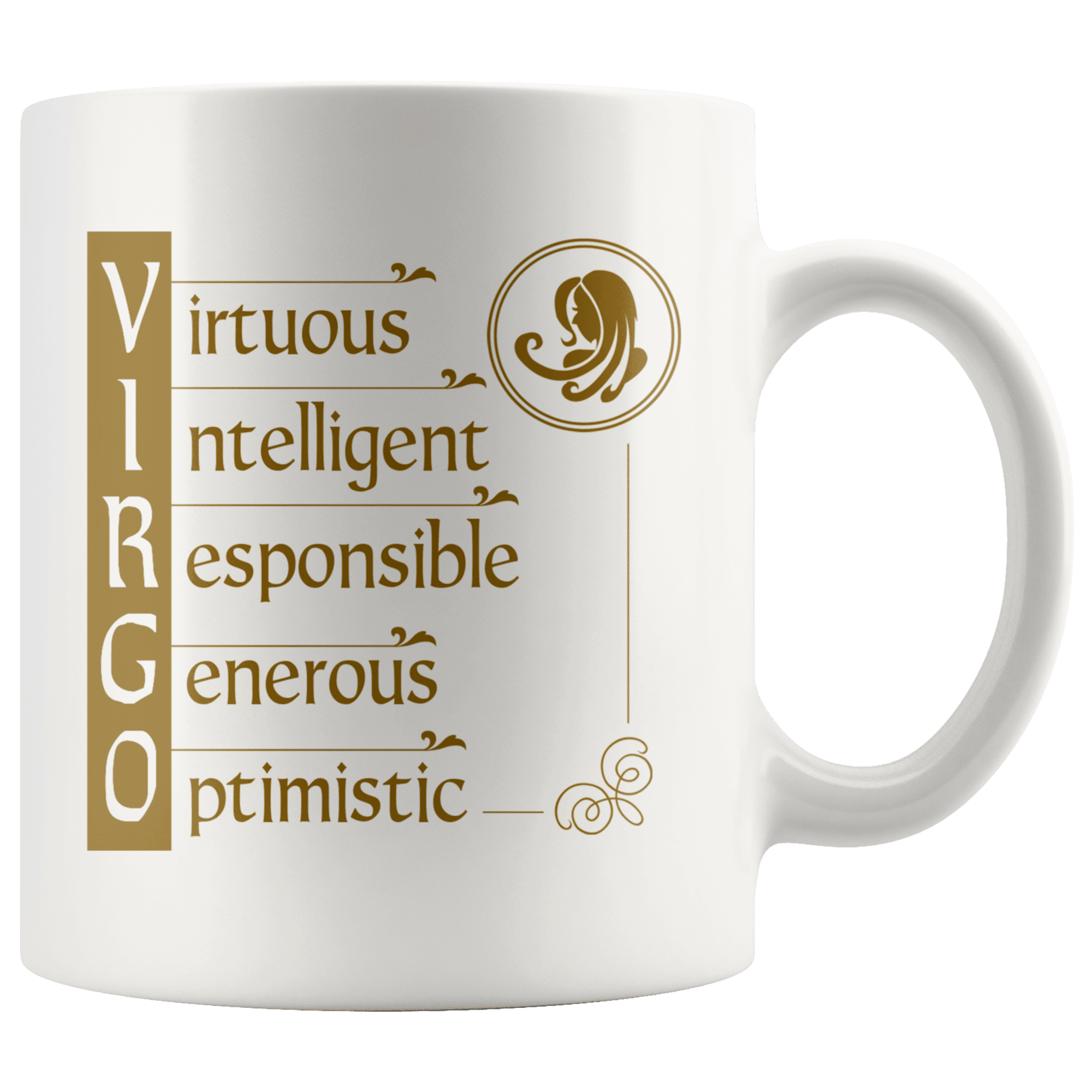 Virgo Zodiac Coffee Mug - Constellation Coffee Cup - Great Gift For Horoscope Lover - SPCM