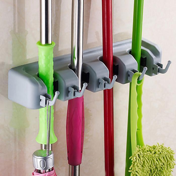 Wall Mounted Mop &amp; Broom Holder -