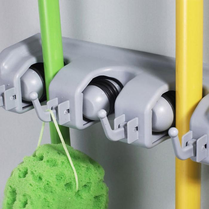Wall Mounted Mop &amp; Broom Holder -