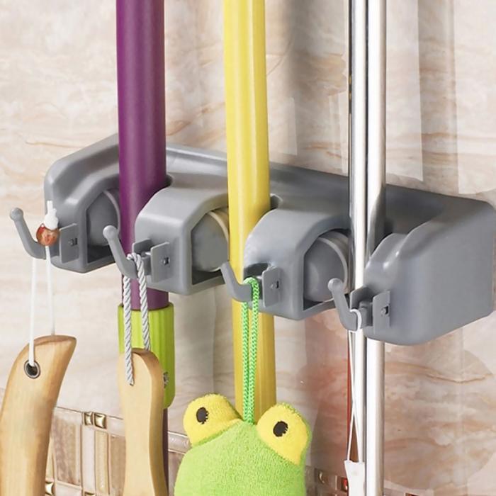Wall Mounted Mop &amp; Broom Holder -