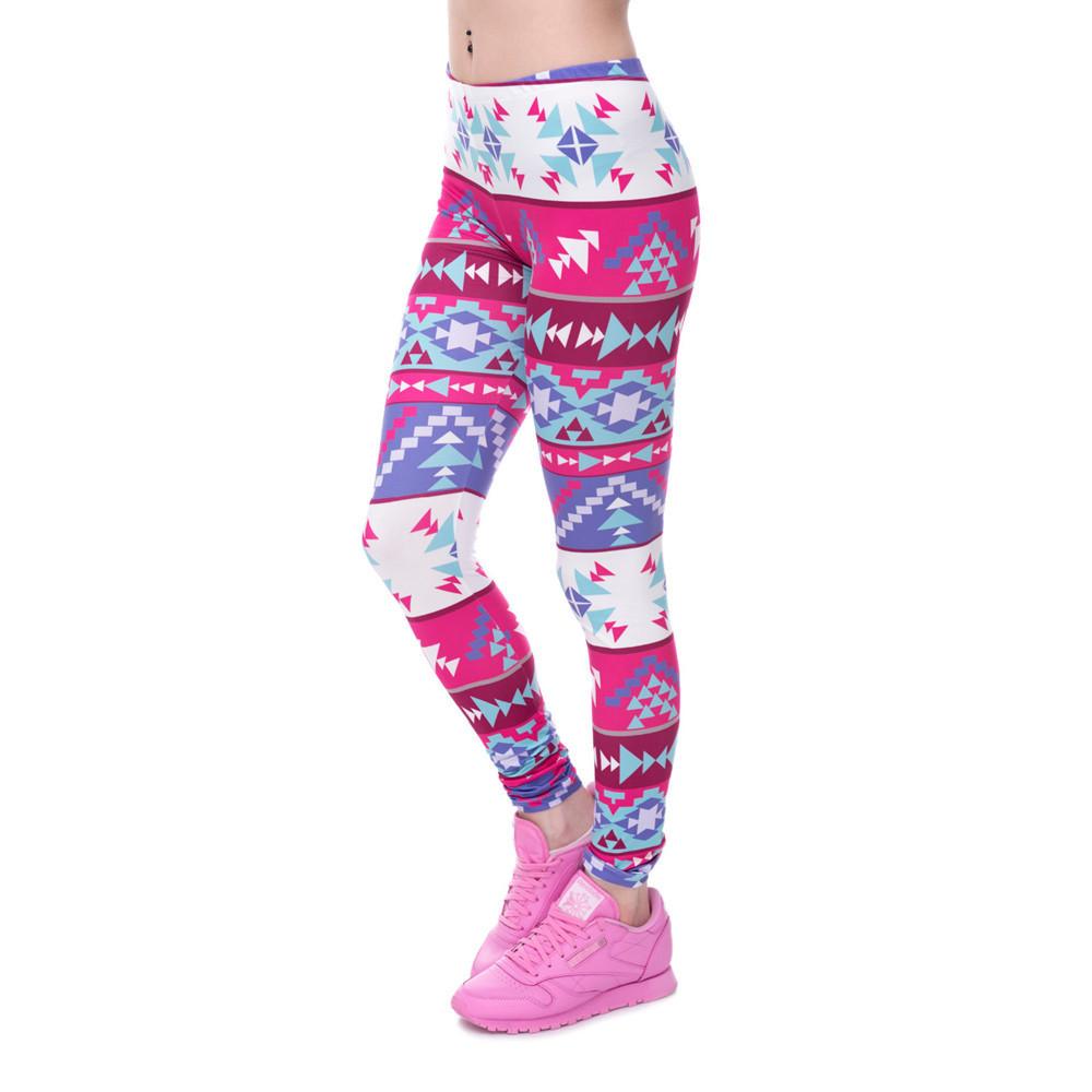 Women Aztec Print Leggings -