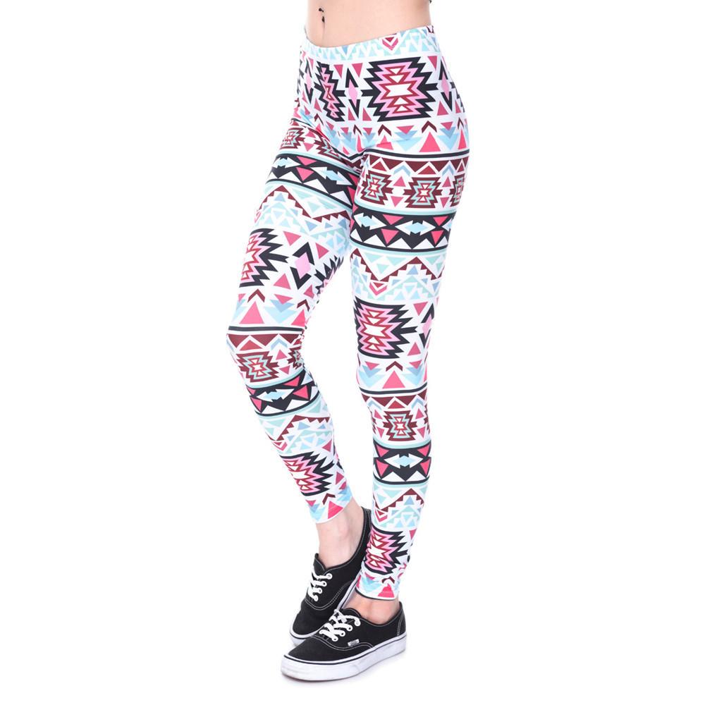 Women Aztec Print Leggings -