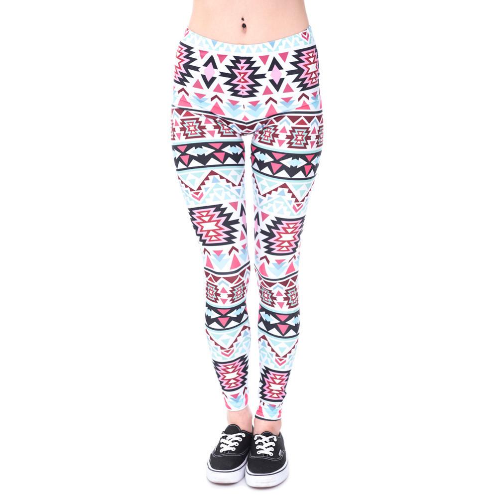 Women Aztec Print Leggings -