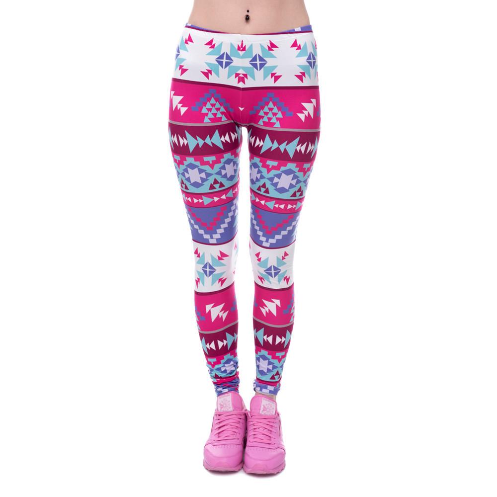Women Aztec Print Leggings -