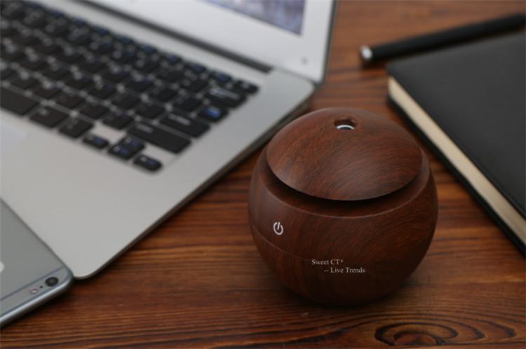 Wood Grain Aromatherapy Essential Oil Diffuser -