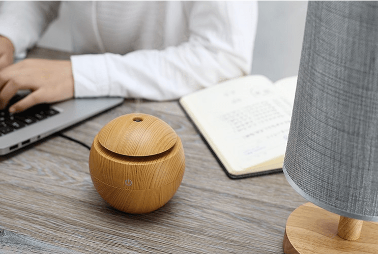 Wood Grain Aromatherapy Essential Oil Diffuser -