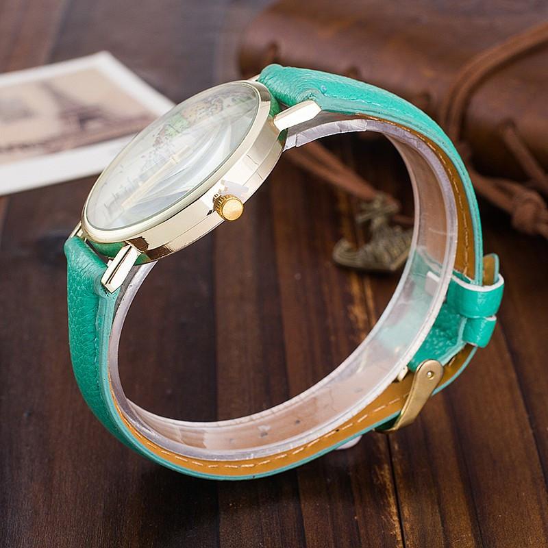 World Map Quartz Watch -